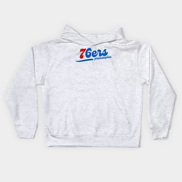 76ers Kids Hoodie by soft and timeless